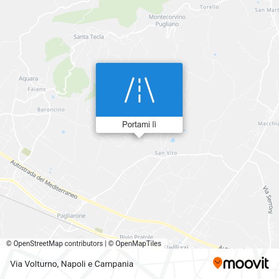 Mappa Via Volturno