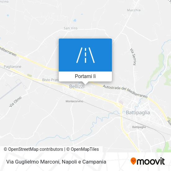 Mappa Via Guglielmo Marconi