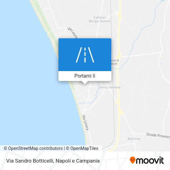 Mappa Via Sandro Botticelli