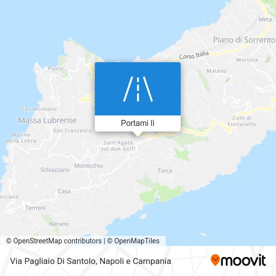 Mappa Via Pagliaio Di Santolo