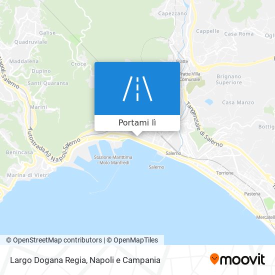 Mappa Largo Dogana Regia