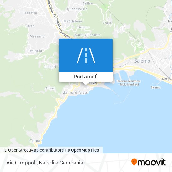 Mappa Via Ciroppoli
