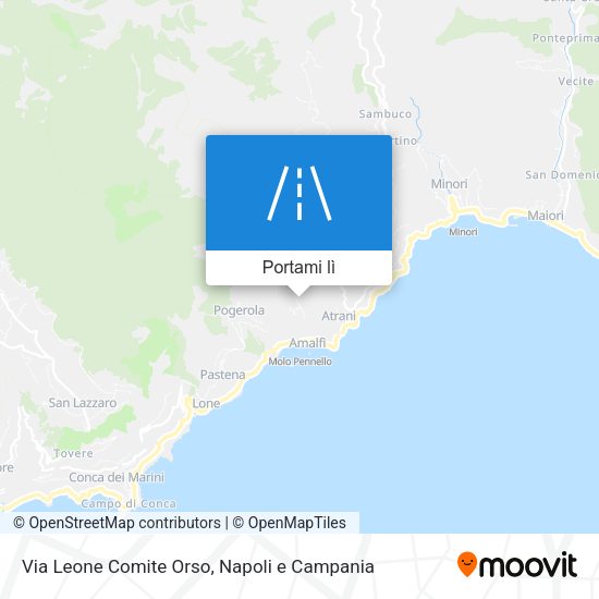Mappa Via Leone Comite Orso