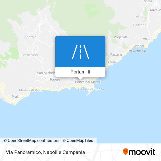 Mappa Via Panoramico