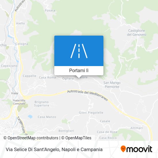 Mappa Via Selice Di Sant'Angelo