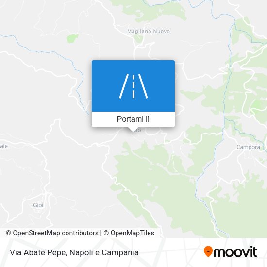 Mappa Via Abate Pepe