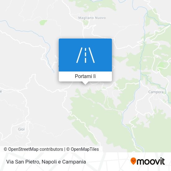 Mappa Via San Pietro