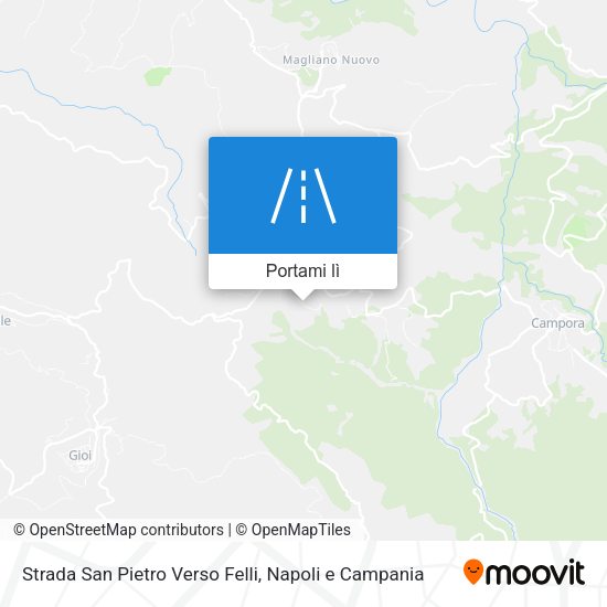 Mappa Strada San Pietro Verso Felli