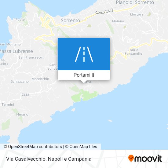 Mappa Via Casalvecchio