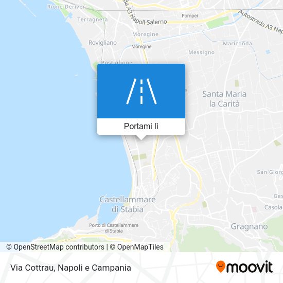 Mappa Via Cottrau