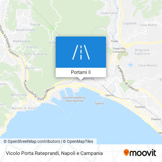 Mappa Vicolo Porta Rateprandi