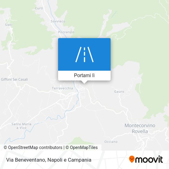 Mappa Via Beneventano
