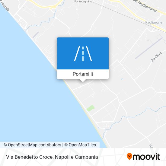 Mappa Via Benedetto Croce