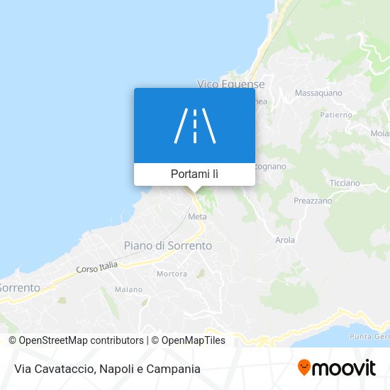 Mappa Via Cavataccio