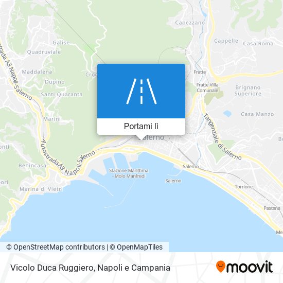 Mappa Vicolo Duca Ruggiero