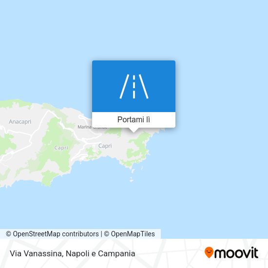 Mappa Via Vanassina
