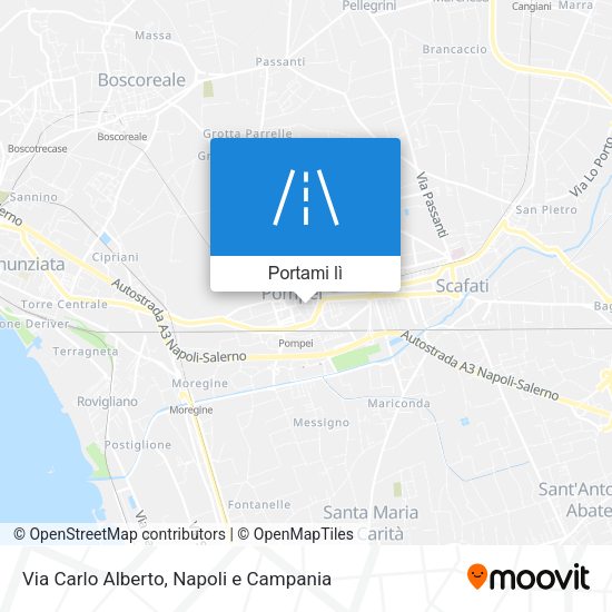 Mappa Via Carlo Alberto