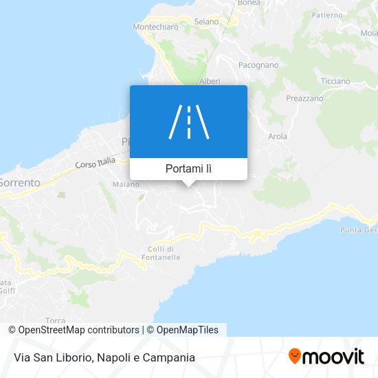 Mappa Via San Liborio