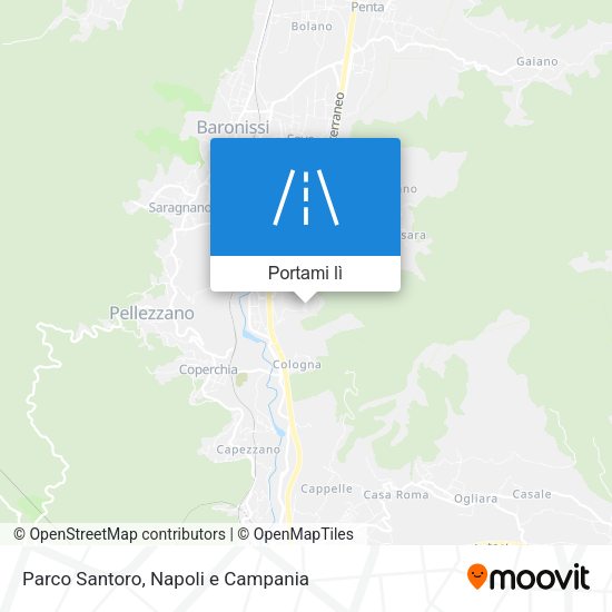 Mappa Parco Santoro