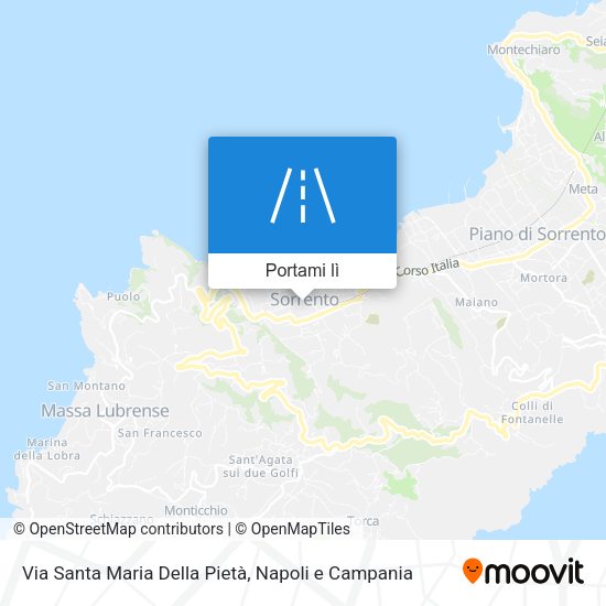 Mappa Via Santa Maria Della Pietà