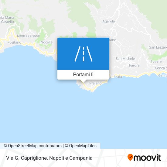Mappa Via G. Capriglione