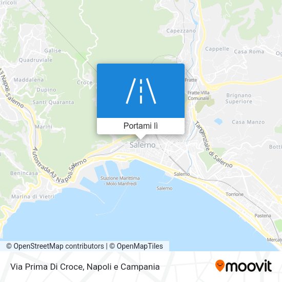 Mappa Via Prima Di Croce