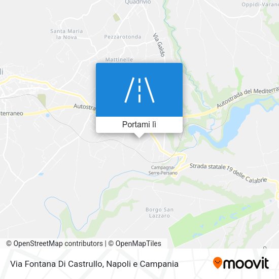 Mappa Via Fontana Di Castrullo