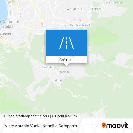 Mappa Viale Antonio Vuolo
