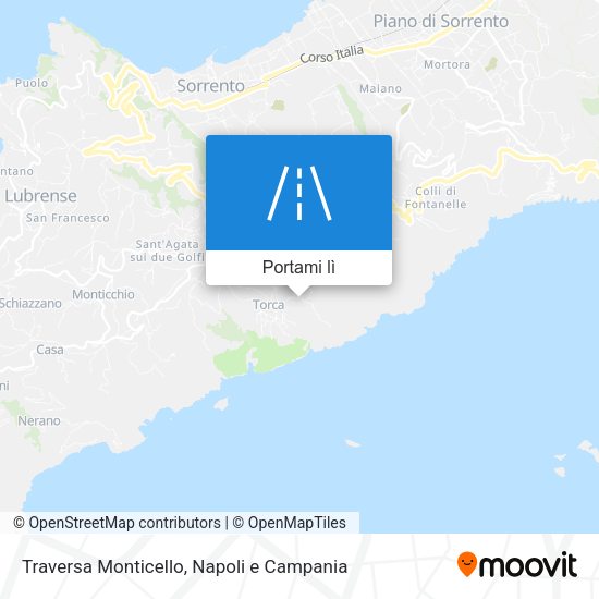 Mappa Traversa Monticello