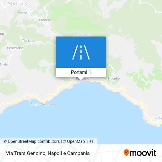 Mappa Via Trara Genoino