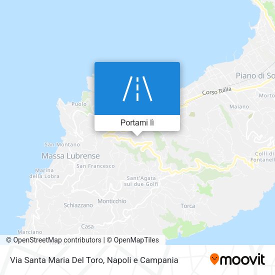 Mappa Via Santa Maria Del Toro