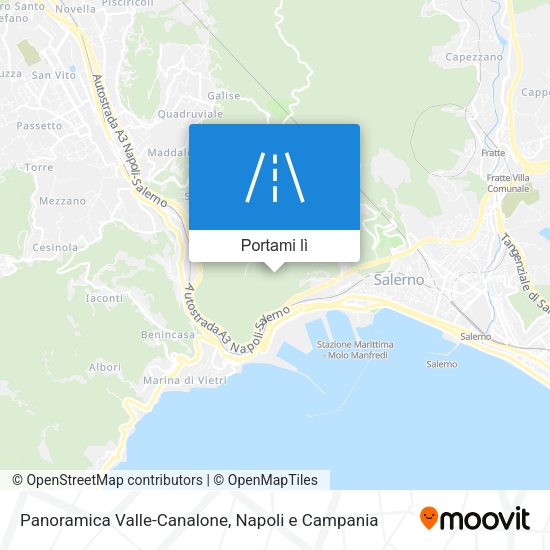 Mappa Panoramica Valle-Canalone