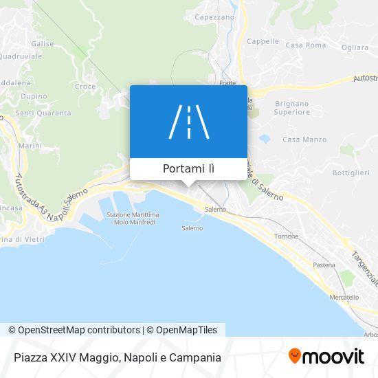 Mappa Piazza XXIV Maggio