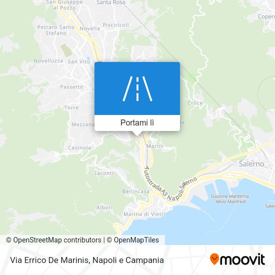 Mappa Via Errico De Marinis