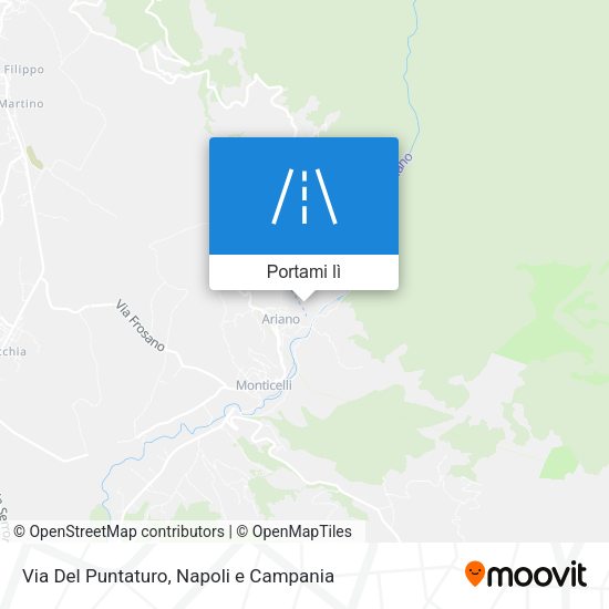 Mappa Via Del Puntaturo