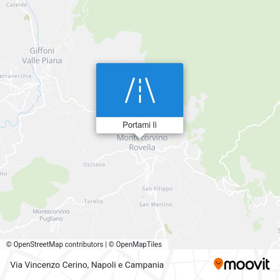 Mappa Via Vincenzo Cerino