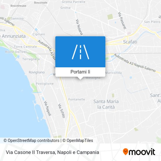 Mappa Via Casone II Traversa