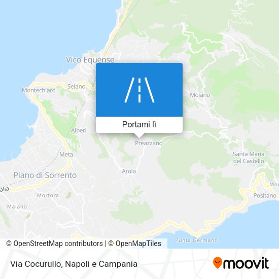 Mappa Via Cocurullo