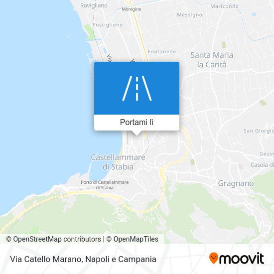 Mappa Via Catello Marano