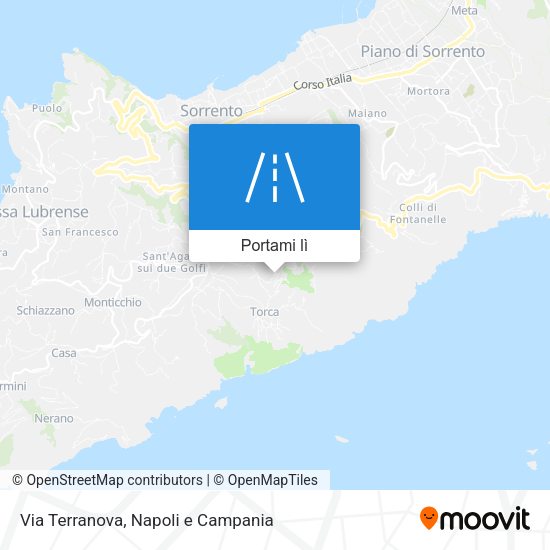 Mappa Via Terranova