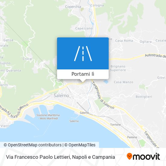 Mappa Via Francesco Paolo Lettieri