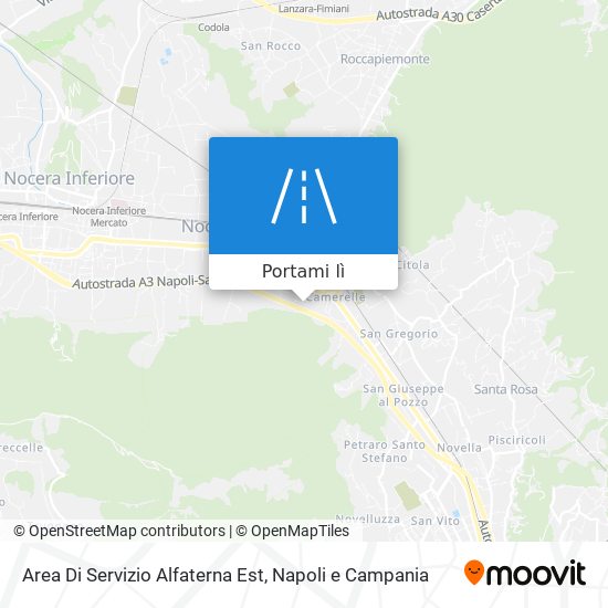 Mappa Area Di Servizio Alfaterna Est