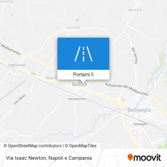 Mappa Via Isaac Newton