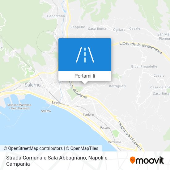 Mappa Strada Comunale Sala Abbagnano