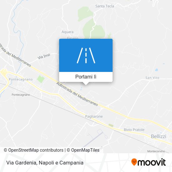 Mappa Via Gardenia