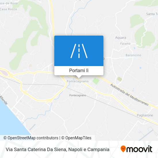 Mappa Via Santa Caterina Da Siena