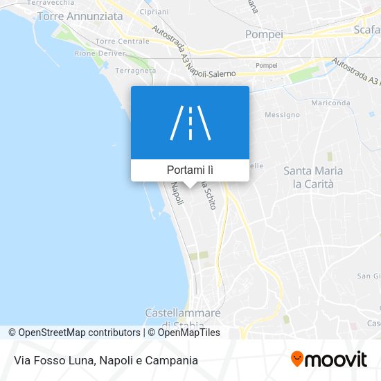 Mappa Via Fosso Luna