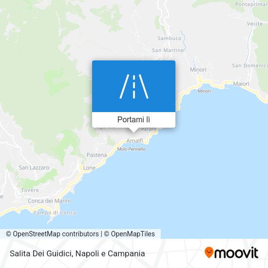 Mappa Salita Dei Guidici