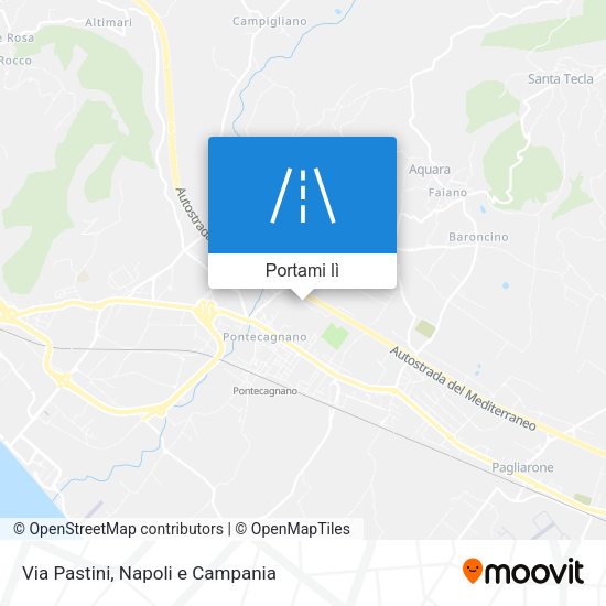 Mappa Via Pastini