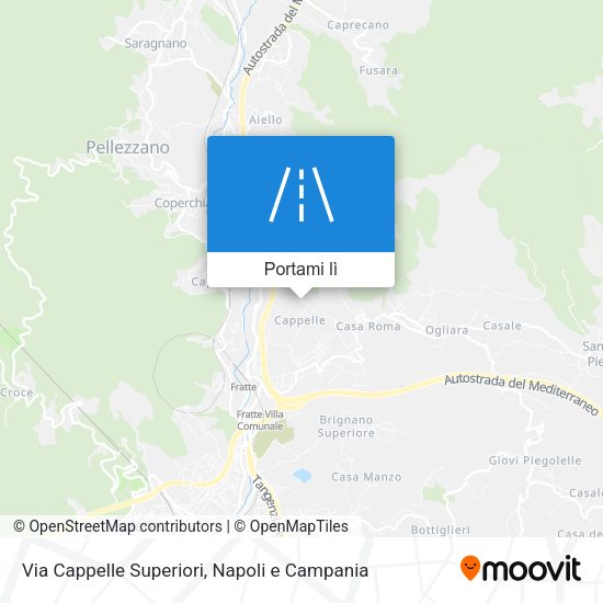 Mappa Via Cappelle Superiori